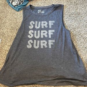 Navy blue Roxy surf tank top